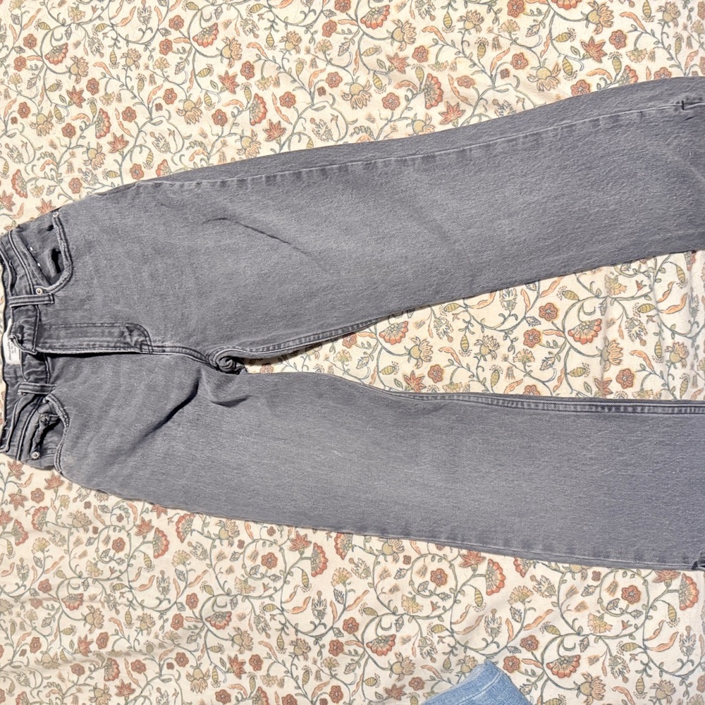 Abercrombie & Fitch Gray Straight Leg Jeans